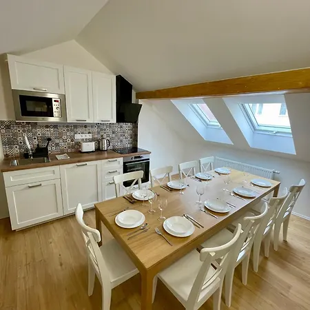 Apartment, 4 Rooms, Living Room, Eating Room, 8-10 Persons, Centre, Grand Vinohrady * Prag